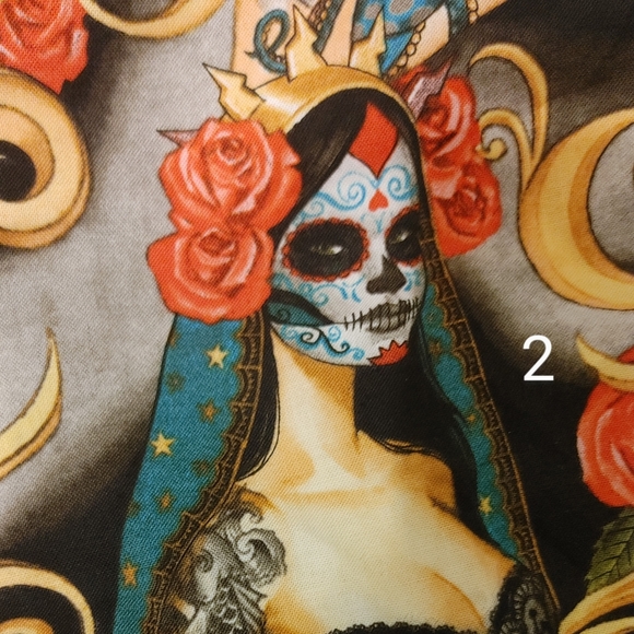 SOLD OUT 3 for $21 Day of the dead Face Mask - Picture 5 of 10